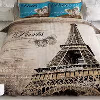 سرویس روتختی ترکسان دو نفره  تک رو 6تکه طرح D2