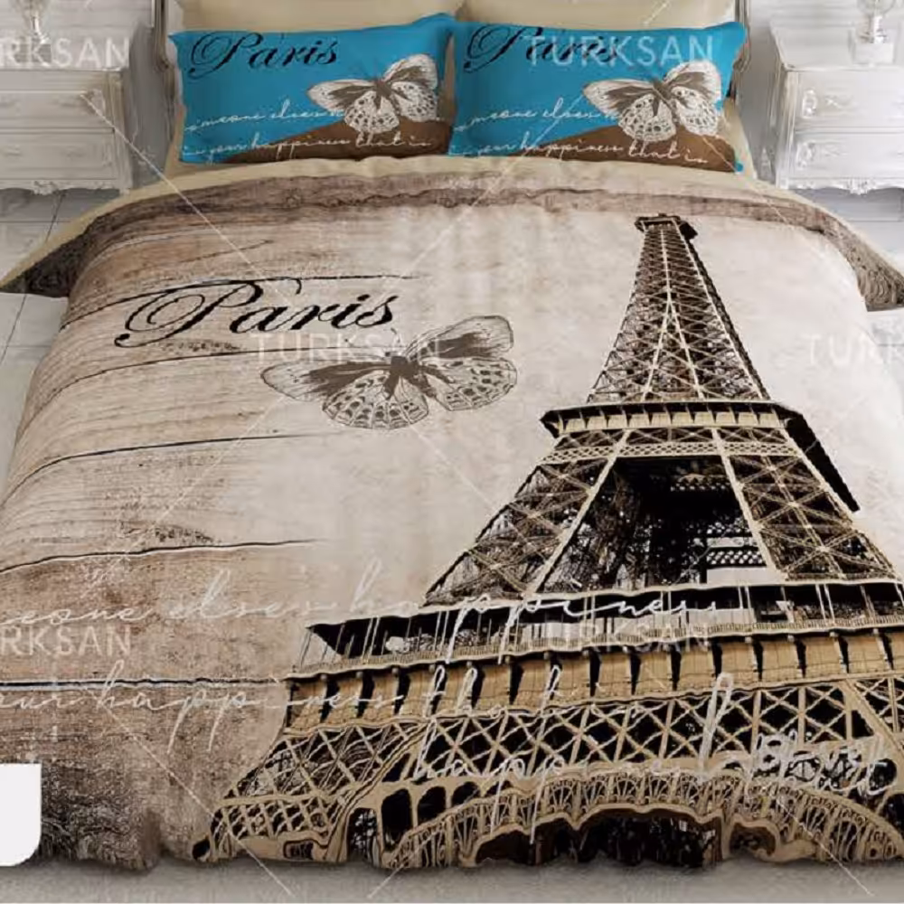 سرویس روتختی ترکسان دو نفره  تک رو 6تکه طرح D2