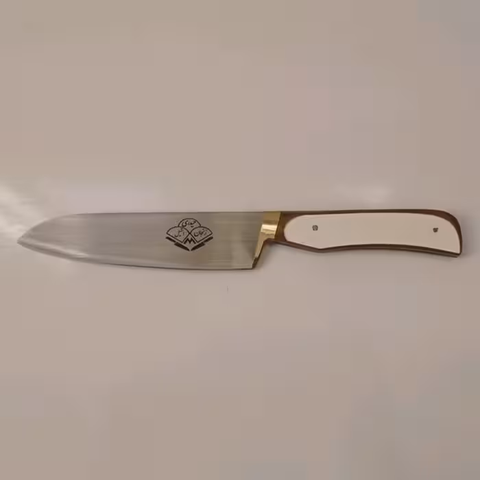 چاقوی استیل آشپزخانه ضدزنگ حیدری ساخت زنجان دسته کائوچو سایز 3