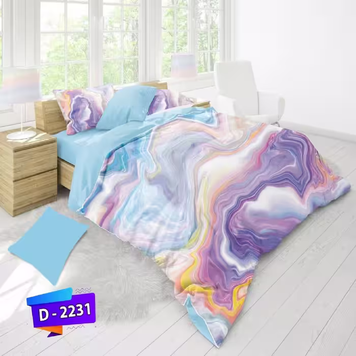 سرویس روتختی لمان کد 2231 دونفره 6 تکه