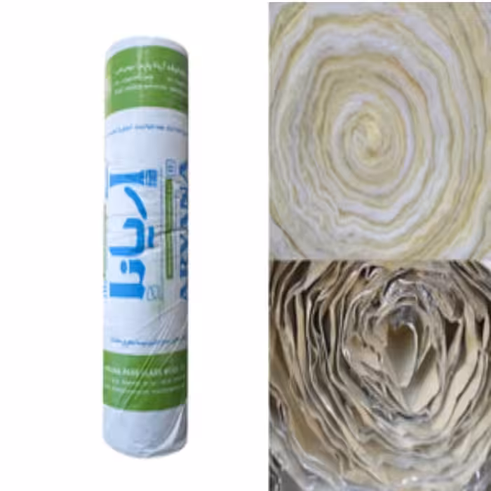 پشم شیشه دو اینچ فویل قیمت به متر مربع 120 سانت در 80 سانتیمتر