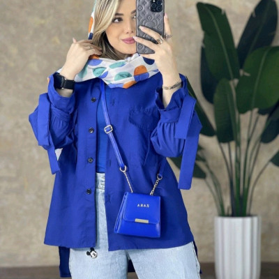 مانتو داکرون آستین بندی63257