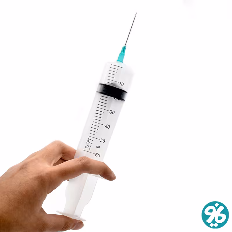 سرنگ سه قطعه فشاری لوئراسلیپ شفا 50 سی سی