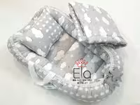 ست  3 تکه  elaart مدل ابر و باران طوسی