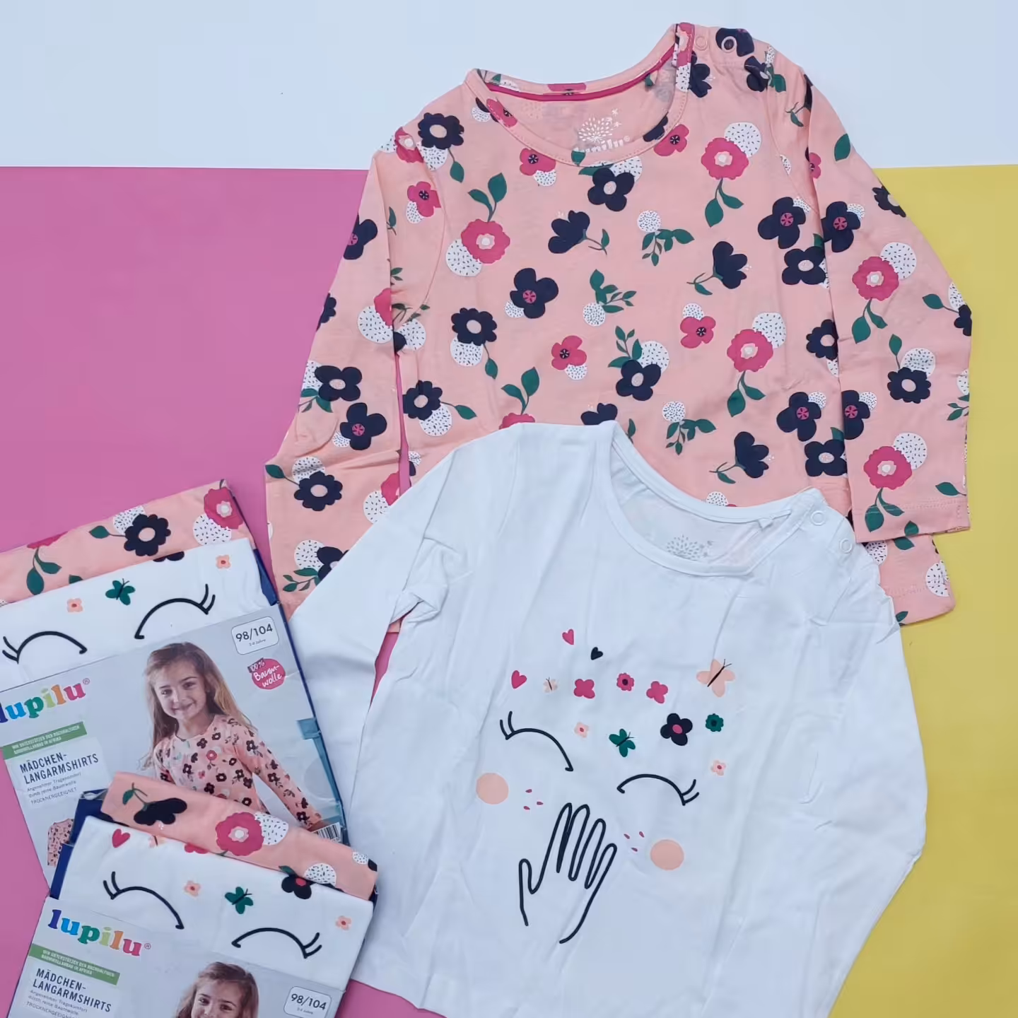 بلوز آستین بلند دخترانه لوپیلو 