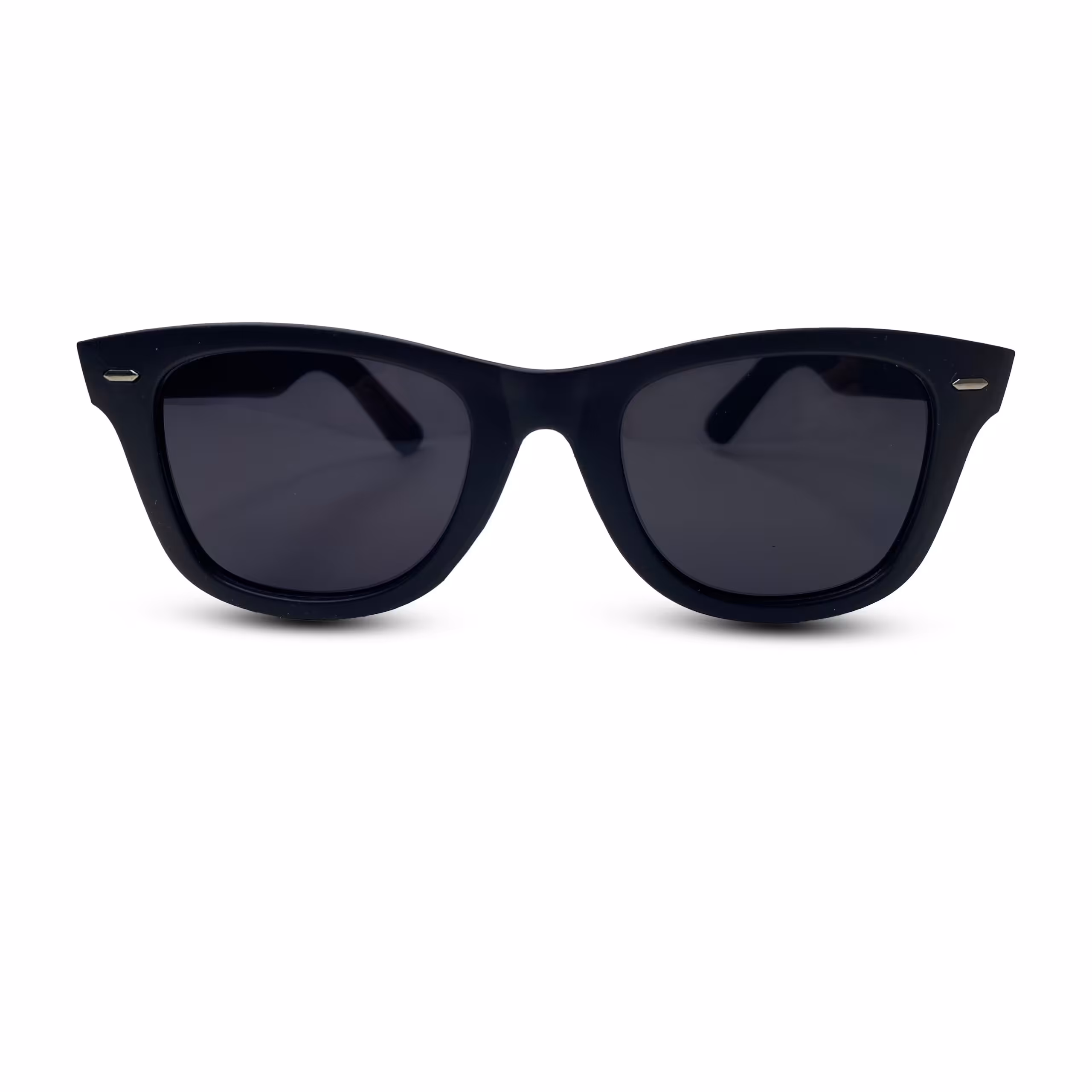 عینک دودی مشکی مردانه یووی400 مدل مربعی ویفری