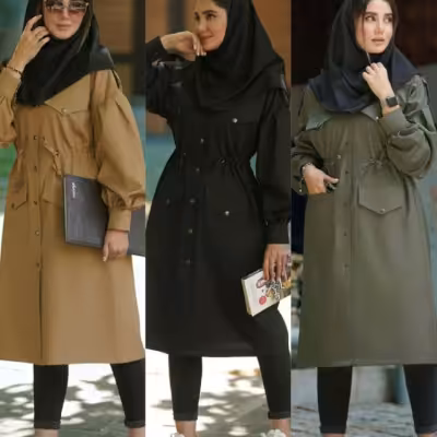 مانتو دانشجویی تترون مدل آوینا