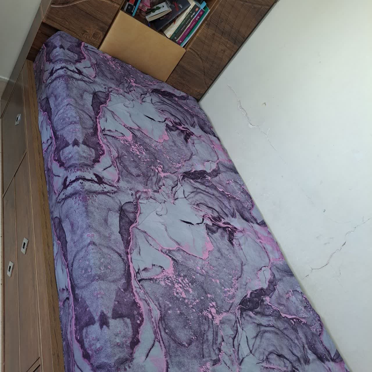 نیم ست تخت کش دوزی شده سبک و لطیف