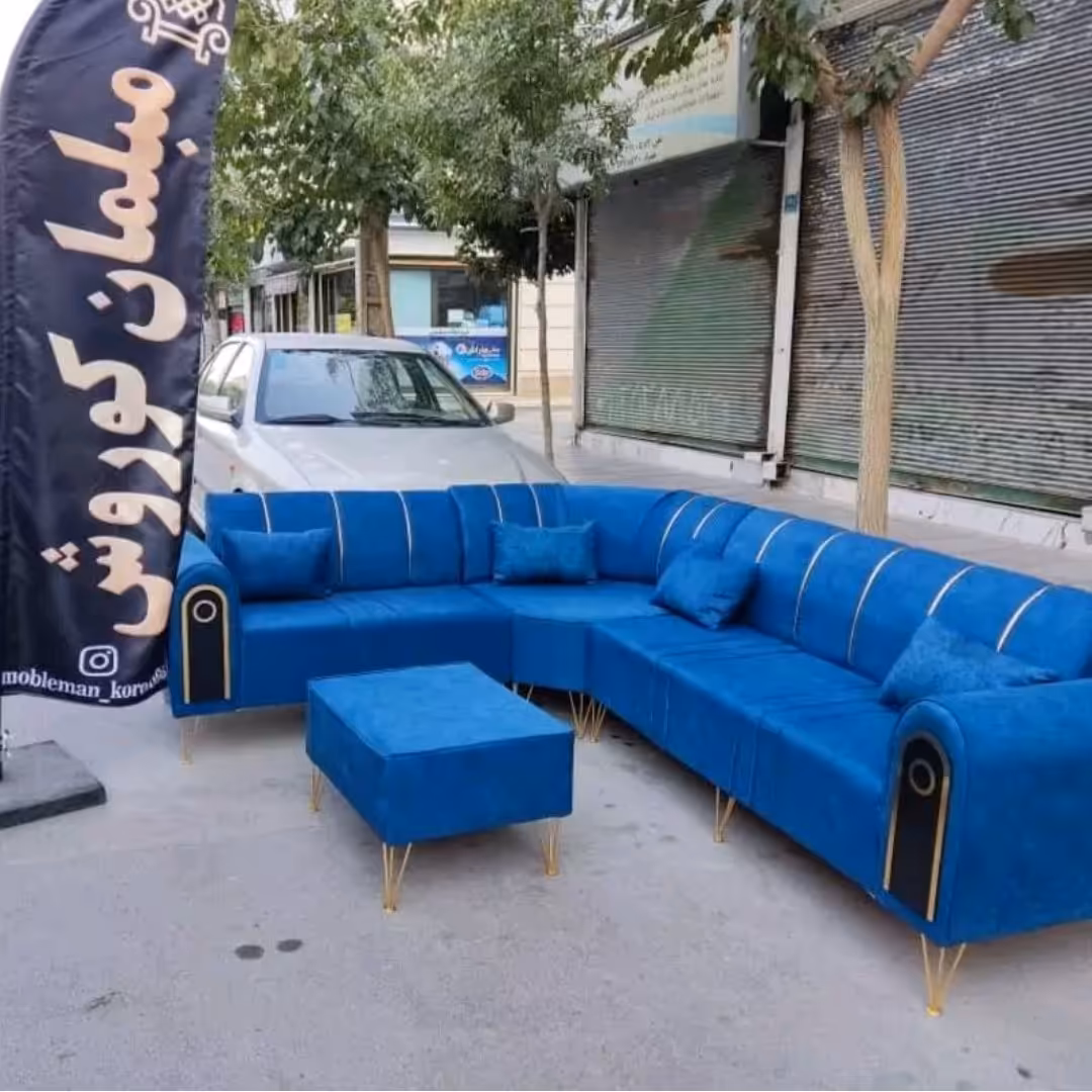 مبل ال مبلمان چستر ال در عرض 3روز آماده میشه هر رنگ ک بخواین 