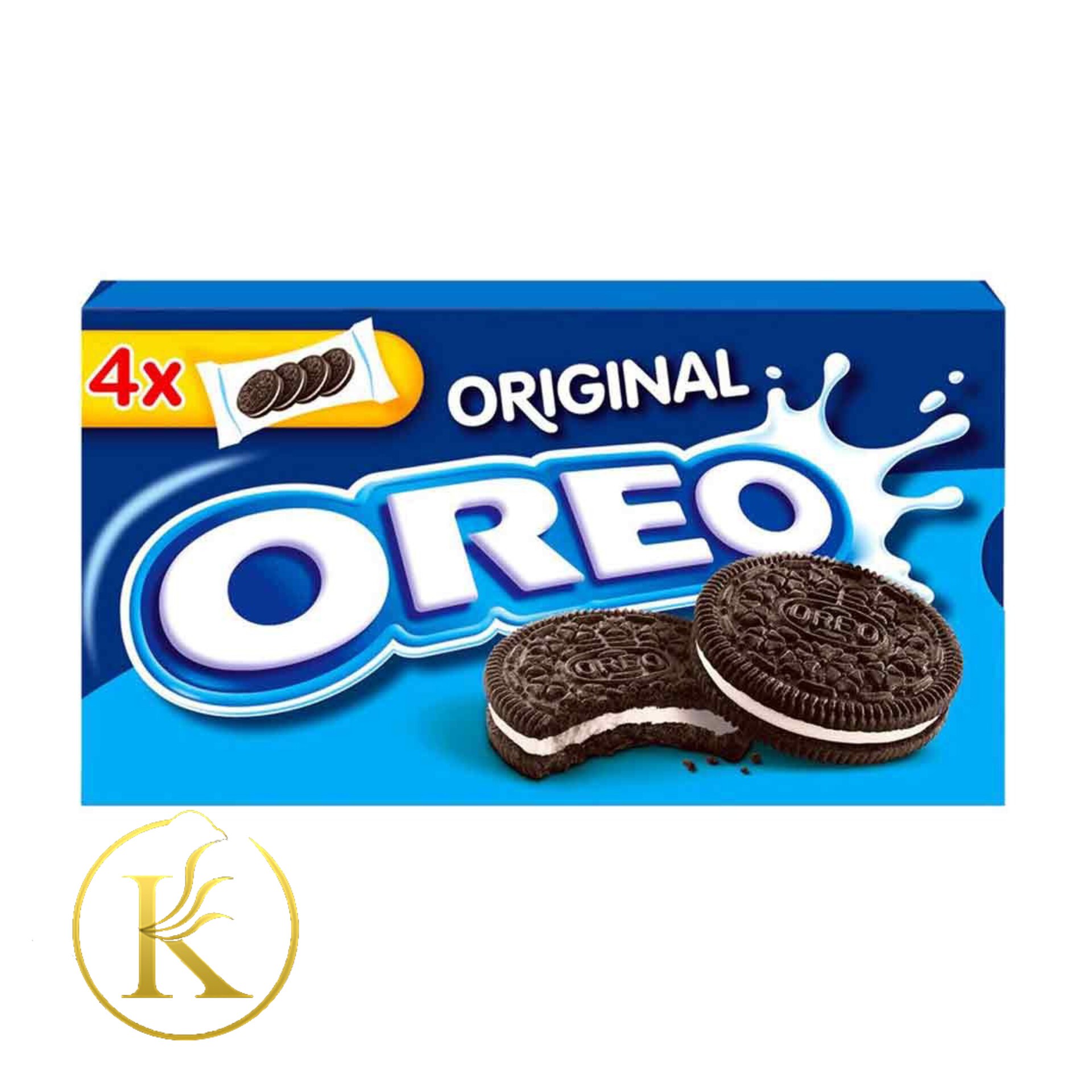 بیسکویت کرمدار وانیلی اورئو  بسته ی 4 عددی Oreo vanilla cream Biscuits

