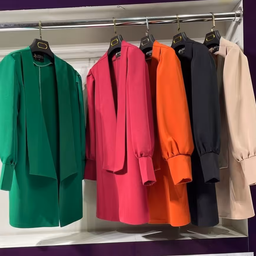 کت استین پفی کرپ مازراتی درجه یک