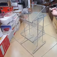 سبد سیب زمینی پیاز استیل دو طبقه در پلاسکو دهقان 