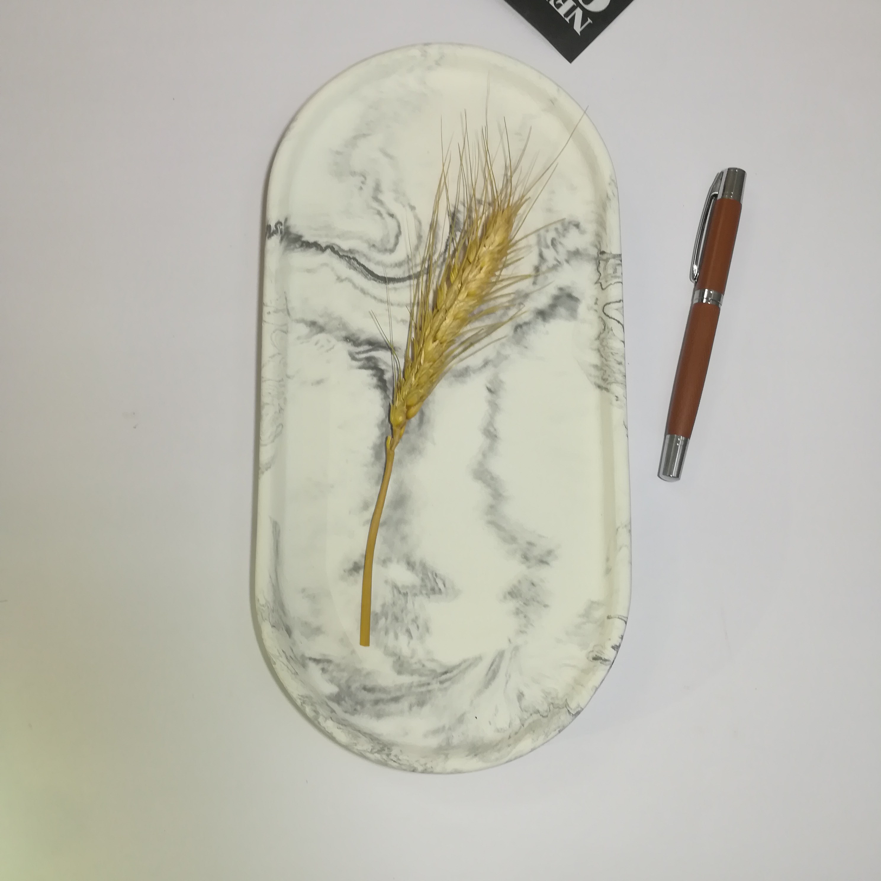 سینی بیضی سنگ مصنوعی