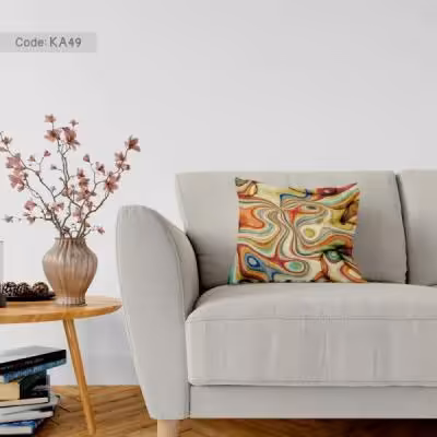 کاور کوسن طرحدار آبرنگ برند درنیکا