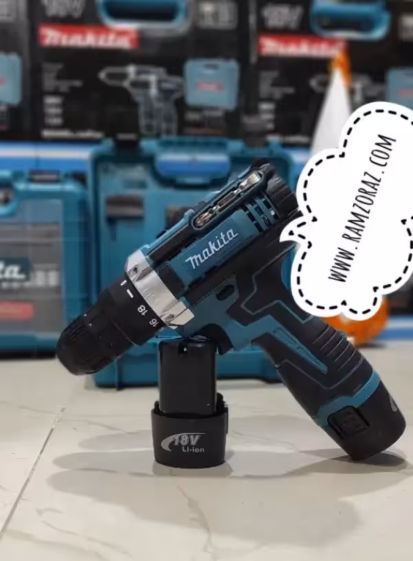 دریل شارژی 18 ولت ماکیتا MAKITA DRILL 18V