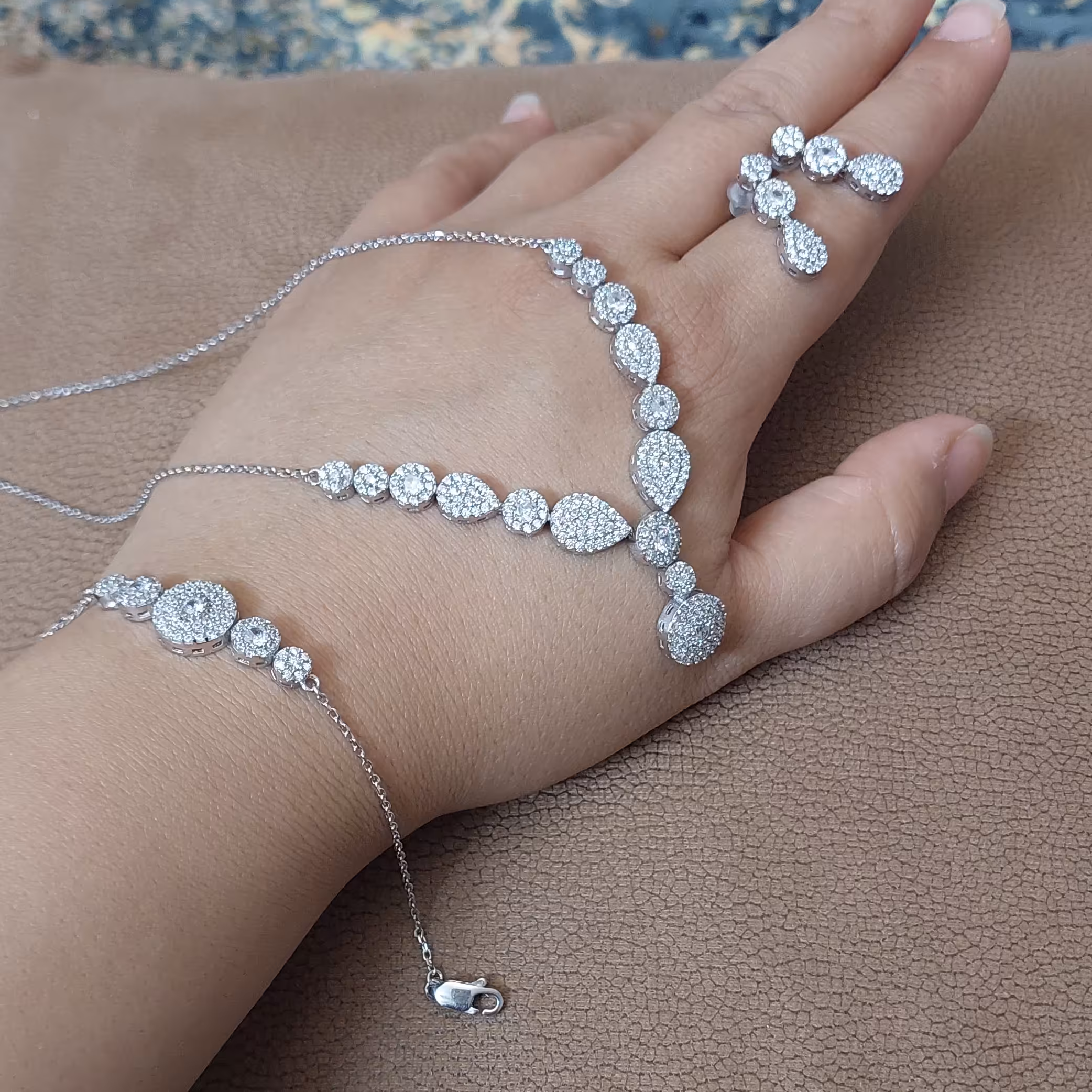 فول ست نقره زنانه رادیوم، کد 2 م 1