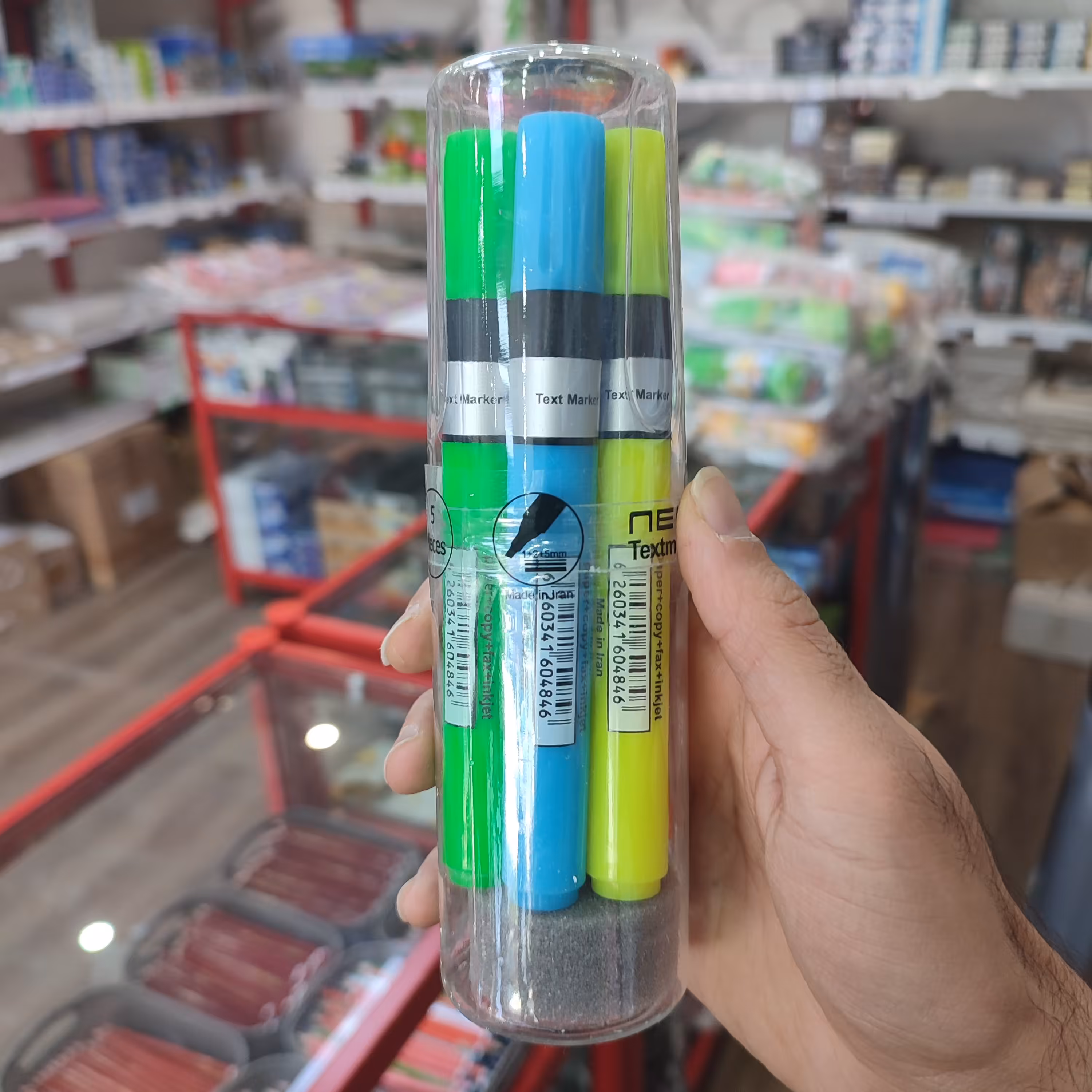 ماژیک فسفری پلیکان پک 5 عددی