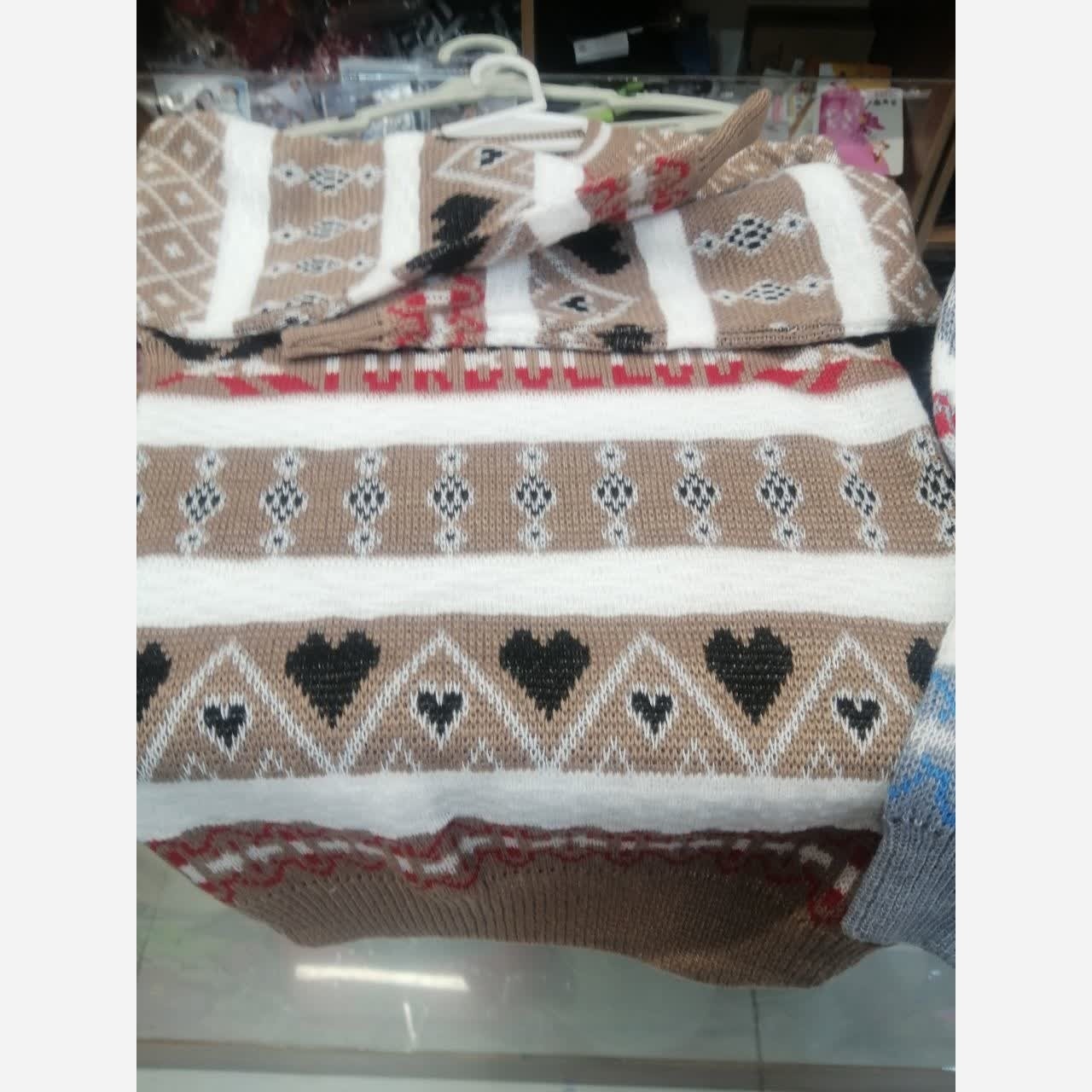 پلیور ژاکت بافت پسرانه بچگانه مناسب برای سایز 50 تا 55
