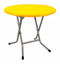 میز گرد پایه فلزی تاشو ناصر پلاستیک کد 722