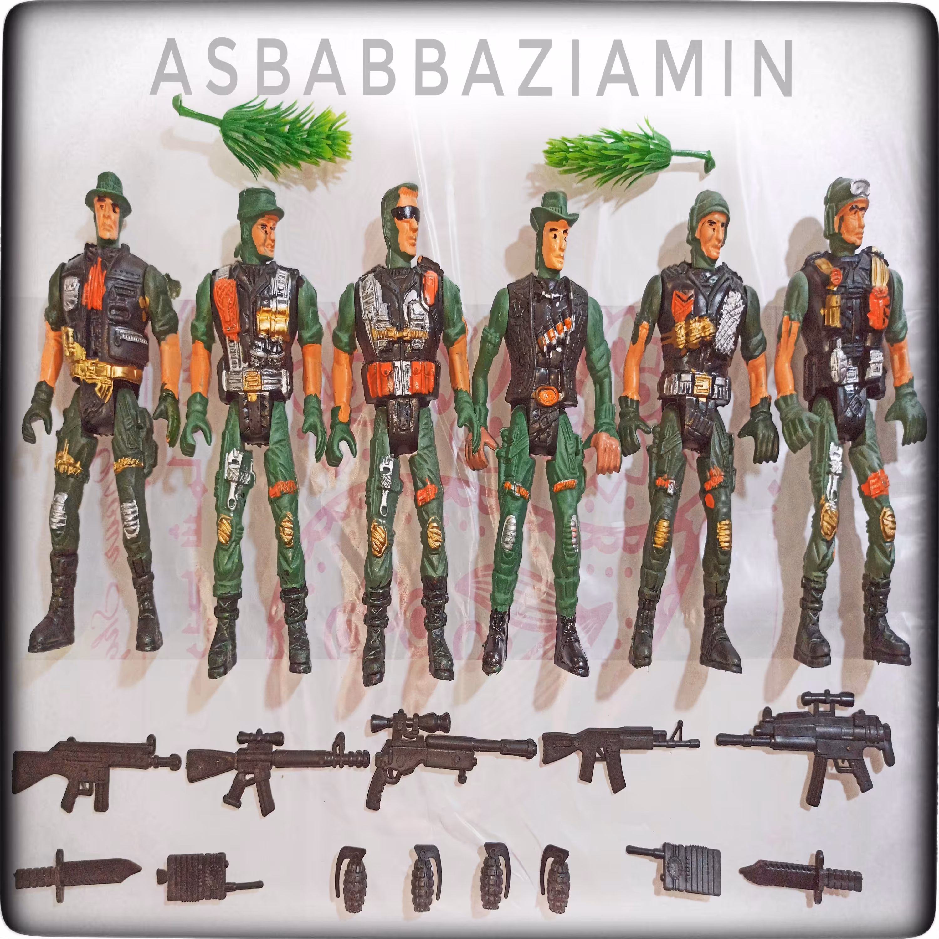 اسباب بازی گروهان تکاور سرباز با تفنگ