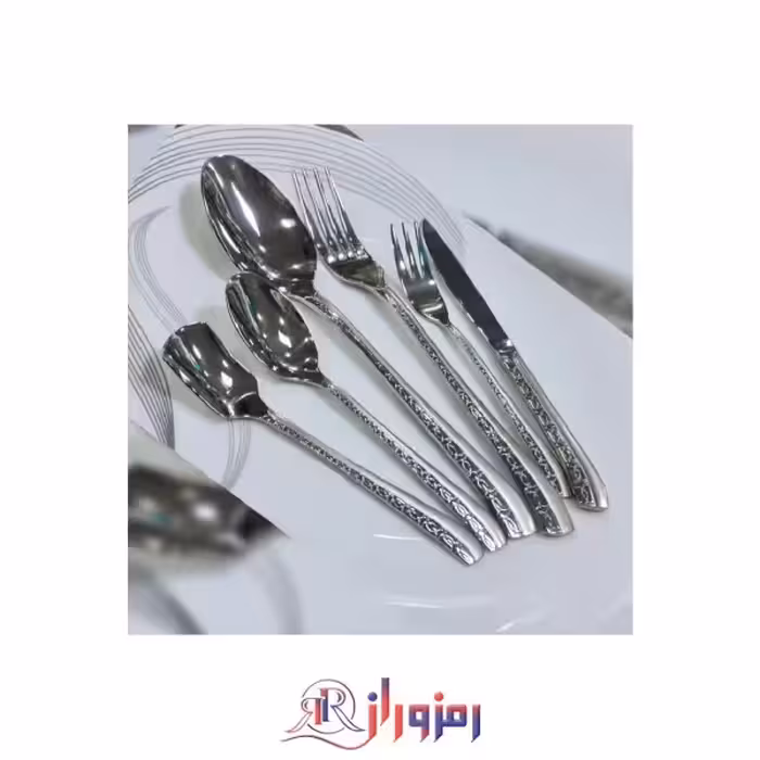 سرویس قاشق و چنگال 24 نفره 120  پارچه یونیک طرحدار مات و براق