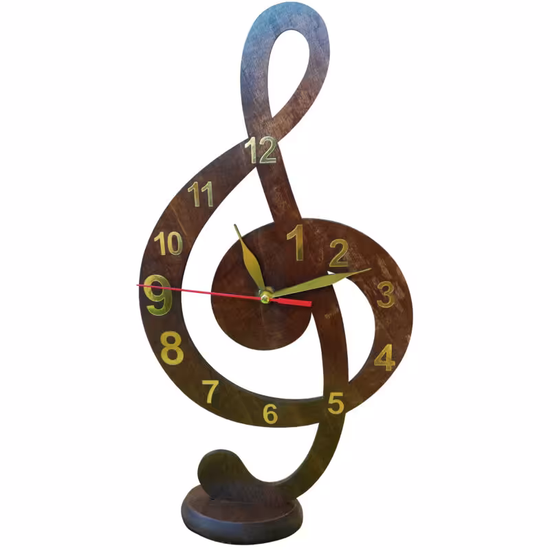 ساعت دیواری و رومیزی مدل ملودی طرح کلید سل