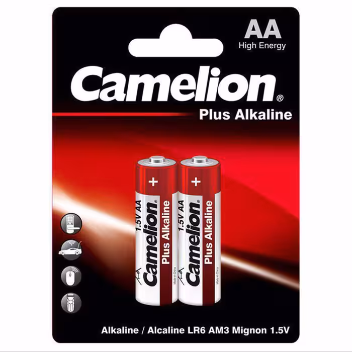 باتری قلمی کمیلیون مدل پلاس آلکالاین بسته دو عددی