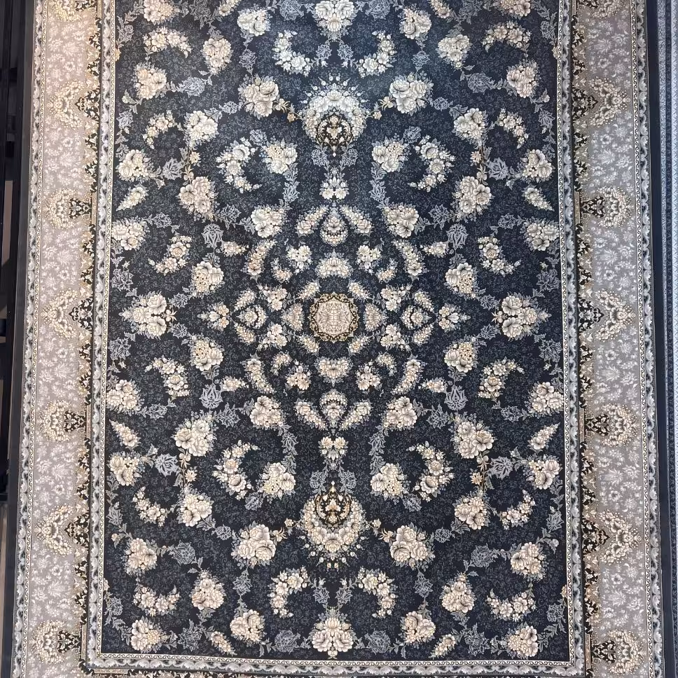 فرش 700 شانه 2550 تراکم طرح گندم متالیک