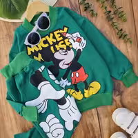 کالکشن عید بلوزشلواراسپرت میکی نقاش