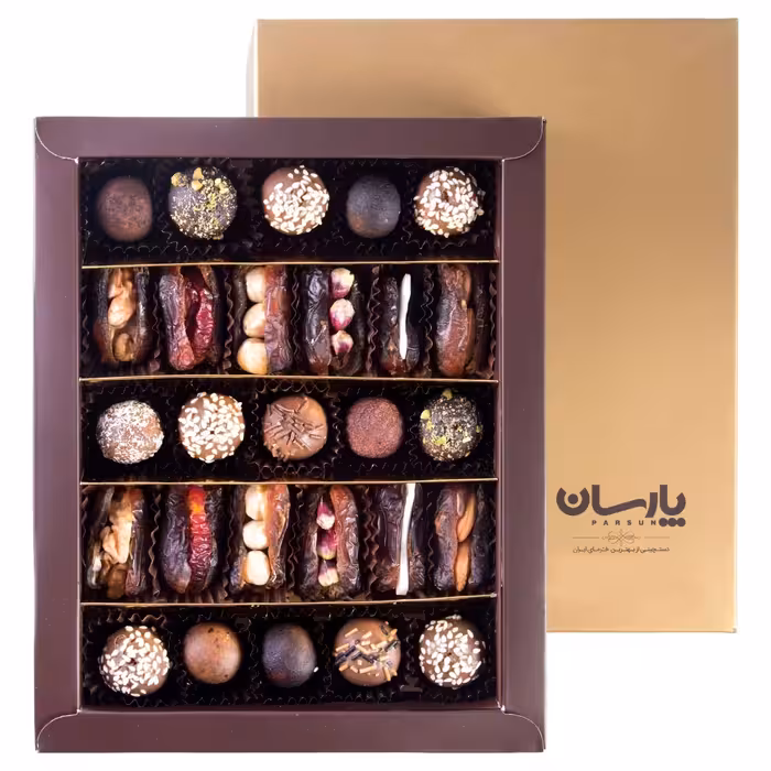 مخلوط خرما پیارم مغزدار و ترافل پارسان - 430 گرم