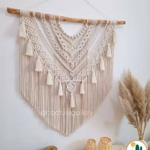 دیوارکوب مکرومه بافی،،،،