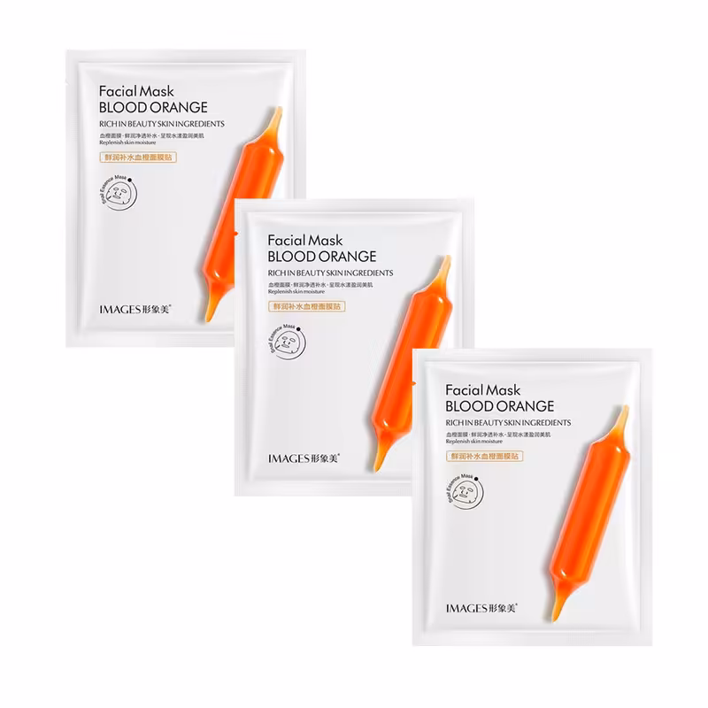 ماسک صورت ایمجز  مدل پرتقال خونی وزن 25 گرم مجموعه 3 عددی