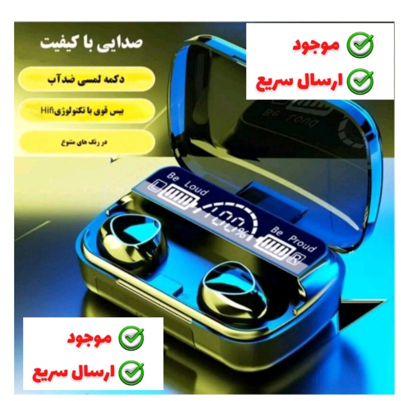 ایرپاد هنسفری گیمینگmaxمدلnewset m10جدید کیفیت عالی رنگ(مشکی)