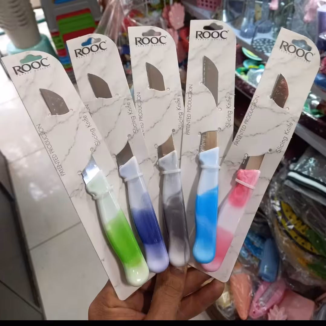 چاقو تک  اره ای روک ROOC رنگ آبرنگی تیز و خوشدست در پلاسکو دهقان 