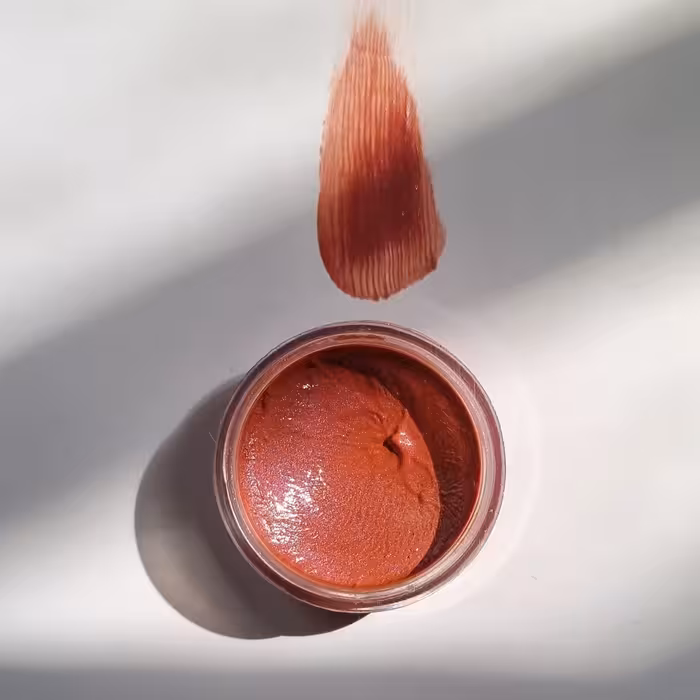 رژگونه کرمی مات 5 گرمی با رنگ معدنی و طبیعی بدون پارابن و مواد شیمیایی