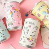 دستمال مرطوب قوطی فانتزی ارسال پس کرایه