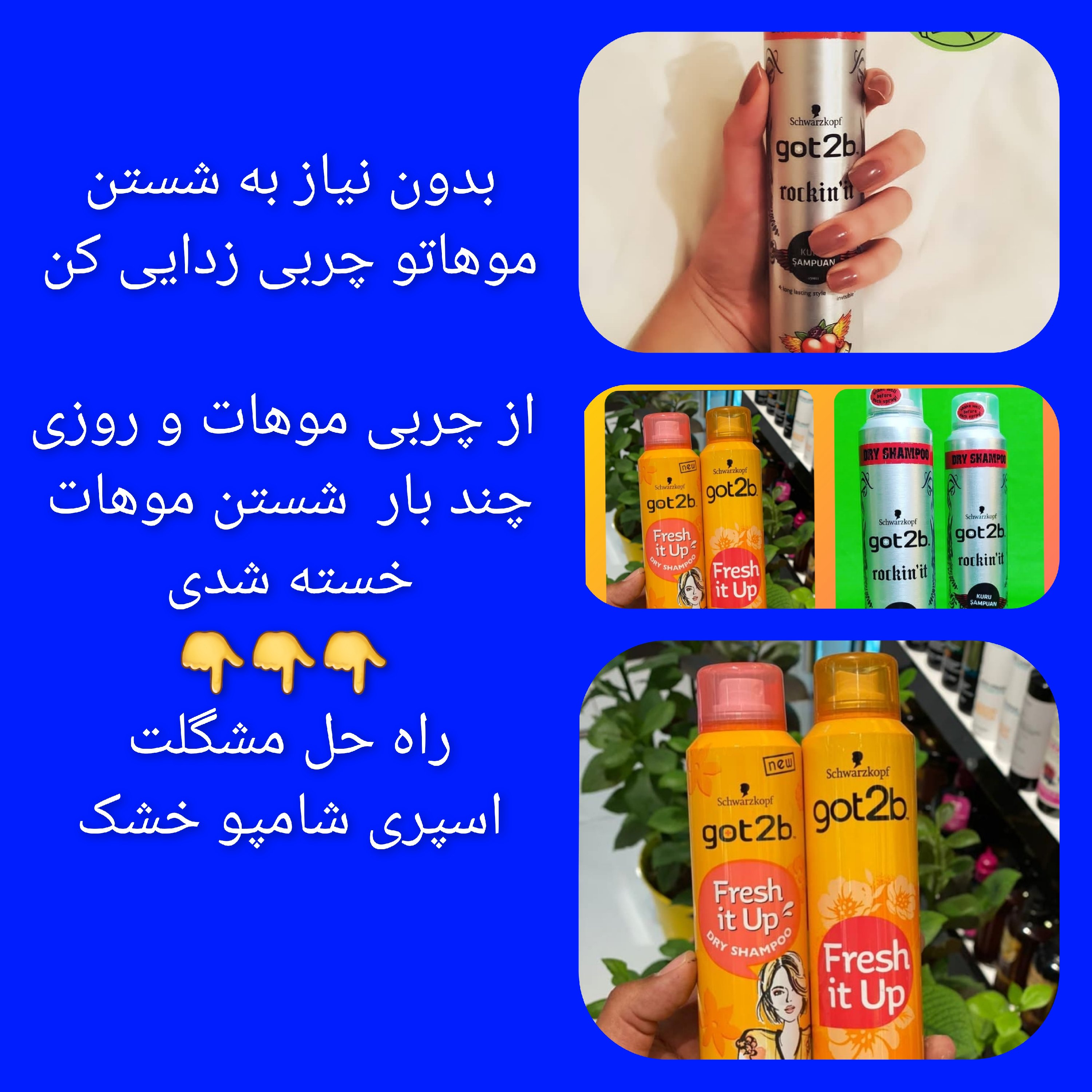 اسپری شامپو خشک اورجینال المانی