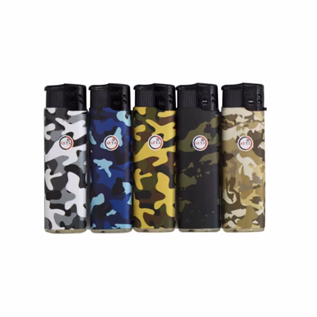 فندک جیبی استیکردار ( کوماندویی)  پک 50 تعداد 