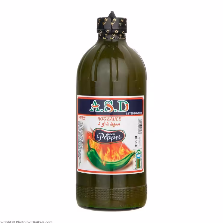 سس فلفل سبز تند گالری سید داود بزرگ 474 گرم