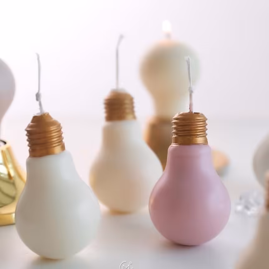 شمع لامپی . تزیین دکوراسیون . خاص زیبا 