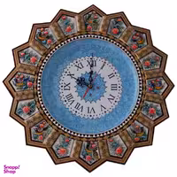 ساعت دیواری خاتم و میناکاری مارکت لند کد Mkh165