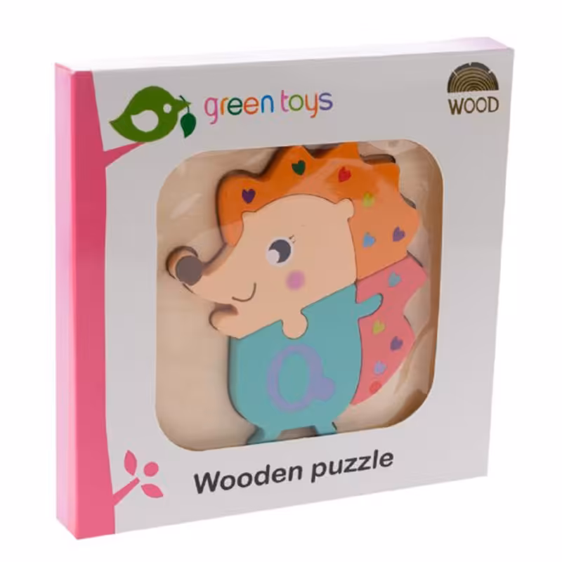 پازل چوبی جاگذاری طرح جوجه تیغی کد 1626