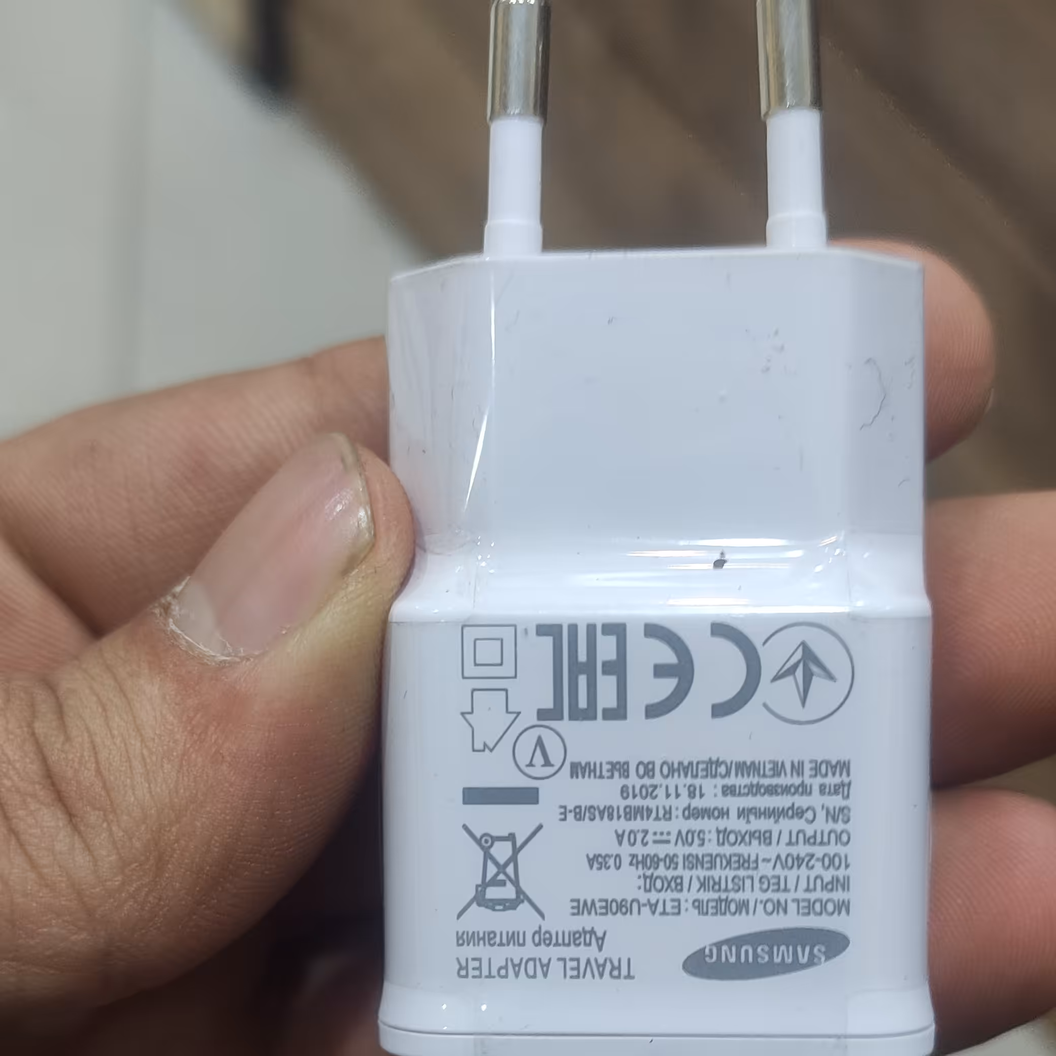 کلگی شارژر  دو 2  آمپر سامسونگ مدل amp Samsung
