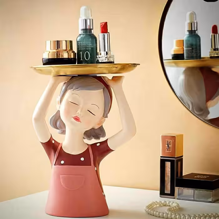 مجسمه دختر خدمتکار(پلی استر)