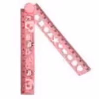 خط کش 30 سانتی متری طرح کیتی کد 98 