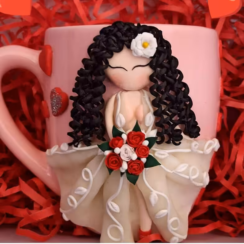 ماگ طرح عروس