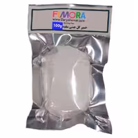 خمیر گل چینی هوا خشک سفید فیمورا  (100 گرمی)