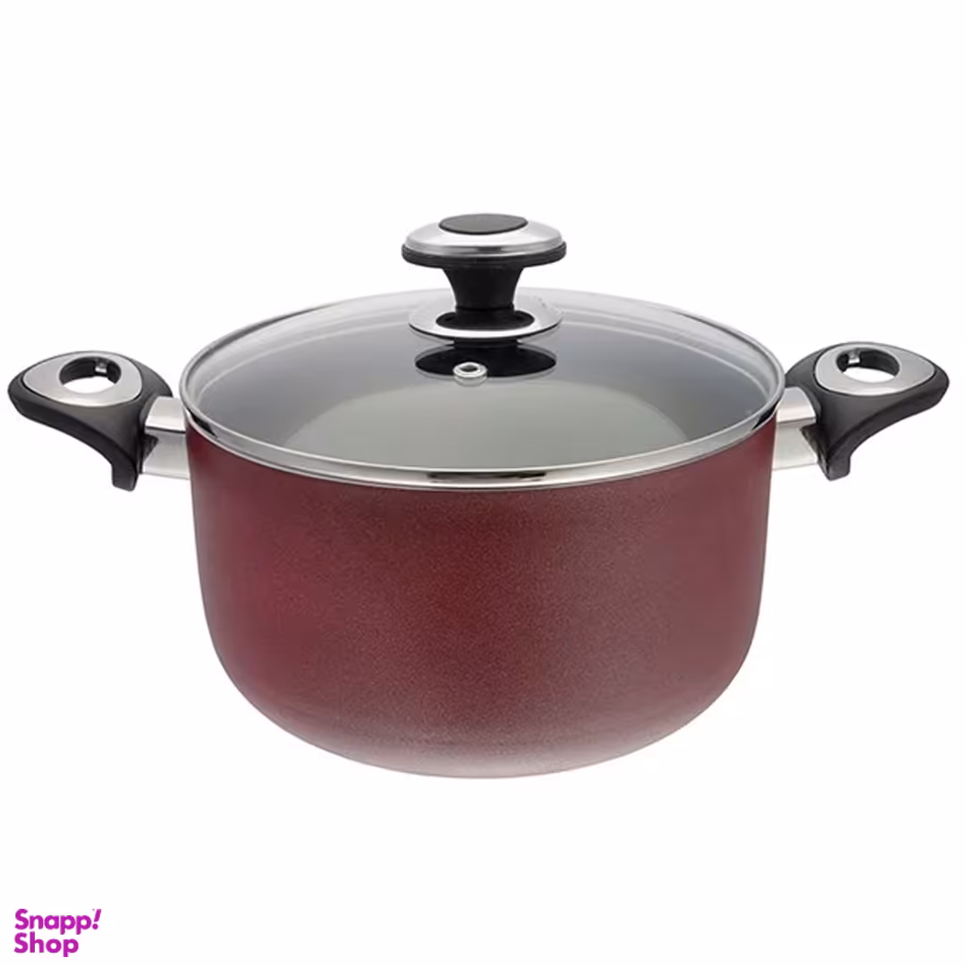 قابلمه گرانیتا زرساب با در شیشه ای مدل GT-420 سایز 20