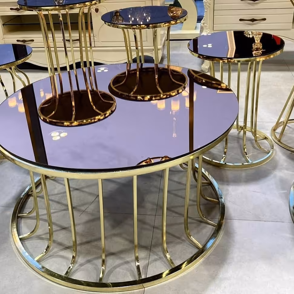 جلو مبلی 4تیکه اینه ای ستونی