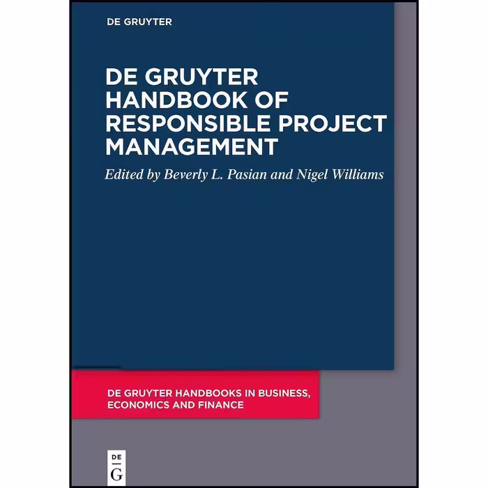 کتاب زبان اصلی De Gruyter Handbook of Responsible Project Management 